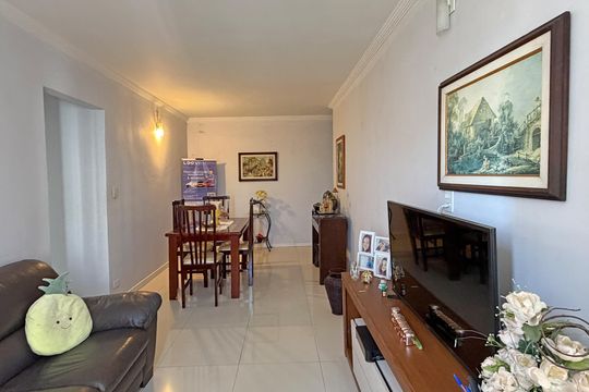 Sala de apartamento para alugar com 2 quartos, 65m² em Aparecida, Santos