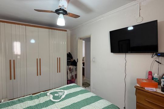 Quarto 1 de apartamento para alugar com 2 quartos, 65m² em Aparecida, Santos
