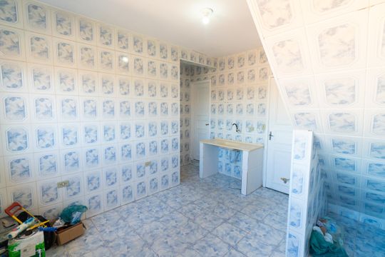 Sala/Cozinha de casa para alugar com 1 quarto, 40m² em Jardim Lourdes, São Paulo