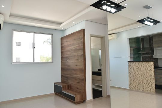 Sala de apartamento para alugar com 2 quartos, 57m² em Ponte Sao Joao, Jundiaí