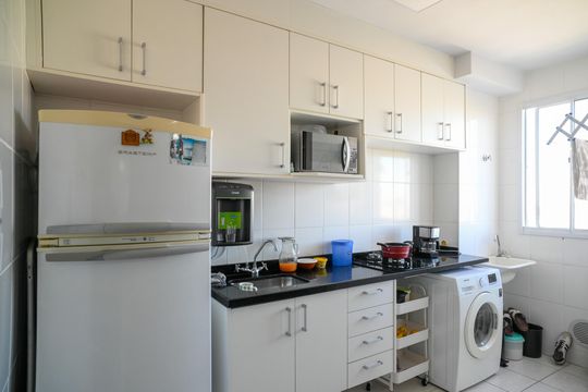 Cozinha de apartamento à venda com 2 quartos, 42m² em Sacomã, São Paulo