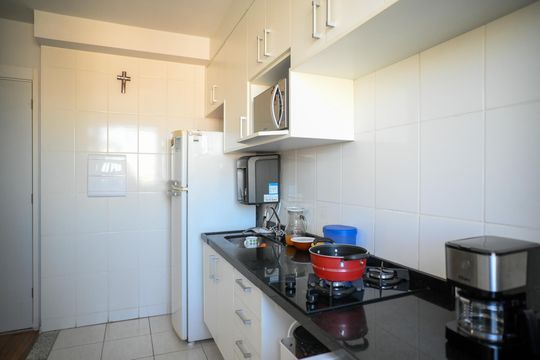 Cozinha de apartamento à venda com 2 quartos, 42m² em Sacomã, São Paulo