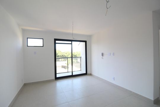 Sala - Cozinha de kitnet/studio à venda com 1 quarto, 32m² em Taquara, Rio de Janeiro
