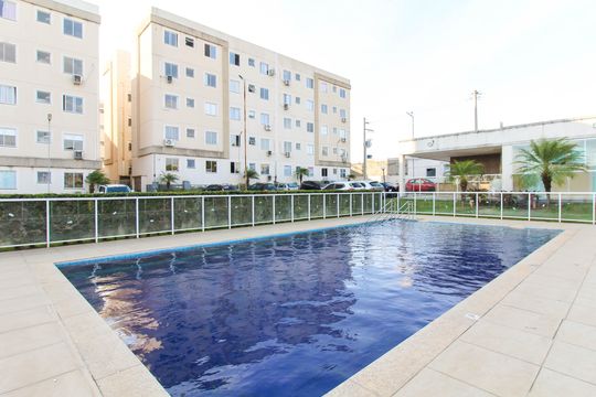 Área comum - Piscina de apartamento para alugar com 2 quartos, 45m² em São Luiz, Gravataí
