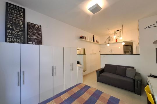 Sala/Quarto  de apartamento para alugar com 1 quarto, 29m² em Botafogo, Rio de Janeiro