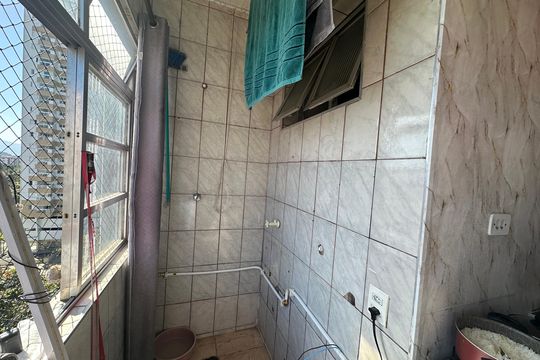 Cozinha/Área de serviço de apartamento para alugar com 2 quartos, 60m² em Centro, São Vicente