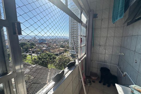 Cozinha/Área de serviço de apartamento para alugar com 2 quartos, 60m² em Centro, São Vicente