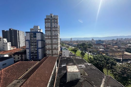 Vista da Cozinha/Área de serviço de apartamento para alugar com 2 quartos, 60m² em Centro, São Vicente
