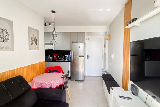 Sala  de apartamento para alugar com 2 quartos, 36m² em Vila Nova, São Paulo