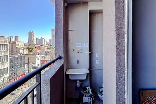 Varanda de apartamento à venda com 2 quartos, 45m² em Tatuapé, São Paulo