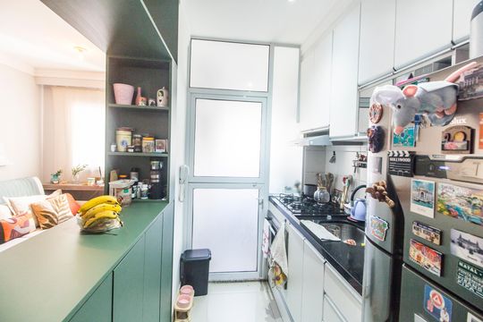 Cozinha de apartamento à venda com 2 quartos, 65m² em Centro, Barueri