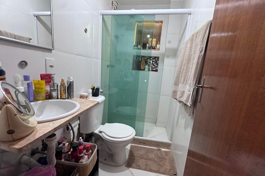 Banheiro da suíte de casa à venda com 3 quartos, 200m² em Freguesia (jacarepaguá), Rio de Janeiro