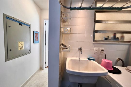 Área de Serviço de apartamento à venda com 3 quartos, 120m² em Jardim Botânico, Rio de Janeiro