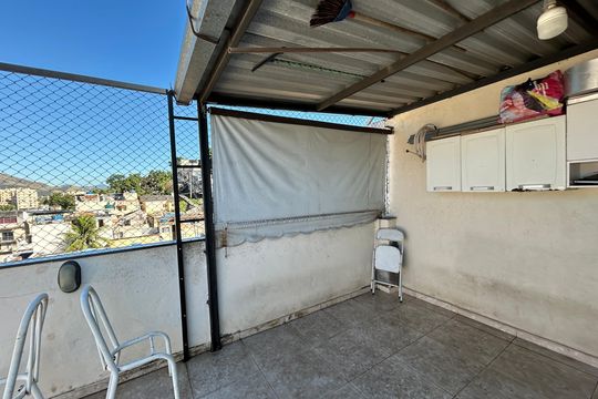 Terraço de casa à venda com 3 quartos, 100m² em Piedade, Rio de Janeiro