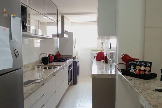 Cozinha de apartamento à venda com 3 quartos, 111m² em Centro, São Leopoldo