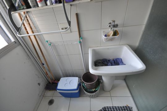 Área de Serviço de apartamento à venda com 2 quartos, 47m² em Parque Novo Mundo, São Paulo