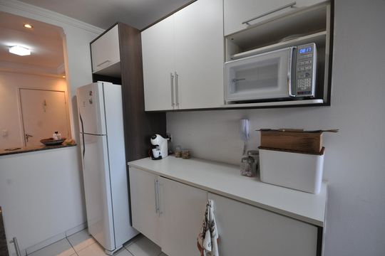 Cozinha de apartamento à venda com 2 quartos, 47m² em Parque Novo Mundo, São Paulo