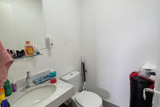 Banheiro de apartamento à venda com 3 quartos, 94m² em Centro, São Bernardo do Campo
