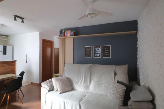 Sala de apartamento para alugar com 2 quartos, 49m² em São José, Canoas