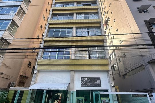 Fachada do Prédio de apartamento para alugar com 1 quarto, 28m² em Itararé, São Vicente