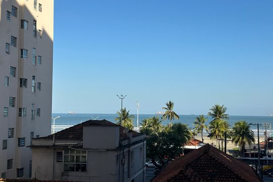 Vista de apartamento para alugar com 1 quarto, 28m² em Itararé, São Vicente