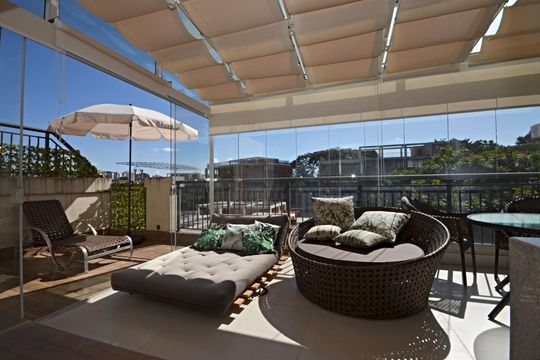 Varanda de apartamento à venda com 1 quarto, 87m² em Jardim Leonor, São Paulo