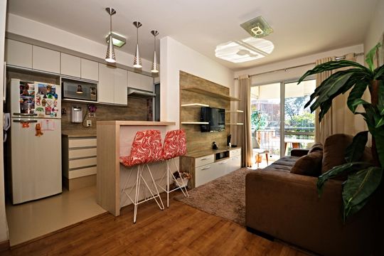 Cozinha de apartamento à venda com 1 quarto, 87m² em Jardim Leonor, São Paulo