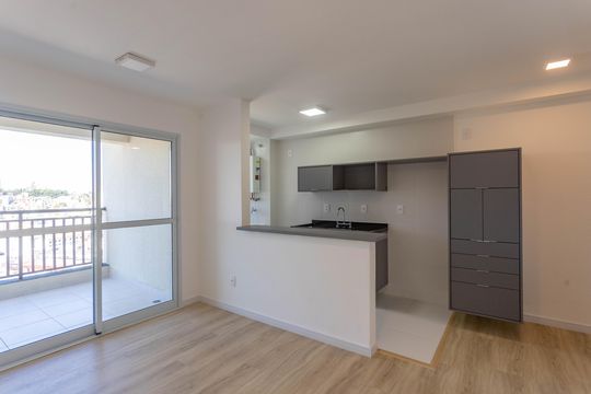 Sala  de apartamento à venda com 2 quartos, 52m² em Centro, Diadema