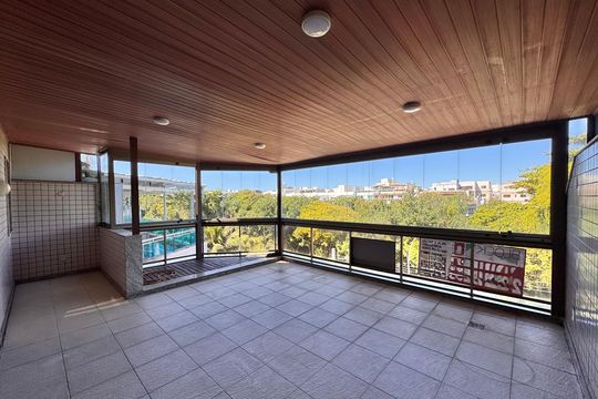 Varanda de apartamento à venda com 4 quartos, 208m² em Recreio dos Bandeirantes, Rio de Janeiro