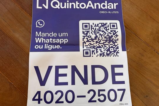 Plaquinha Quinto Andar de apartamento à venda com 4 quartos, 208m² em Recreio dos Bandeirantes, Rio de Janeiro