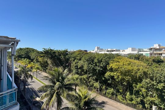Varanda - Vista de apartamento à venda com 4 quartos, 208m² em Recreio dos Bandeirantes, Rio de Janeiro