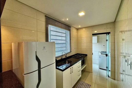 Cozinha de kitnet/studio para alugar com 1 quarto, 37m² em Hamburgo Velho, Novo Hamburgo