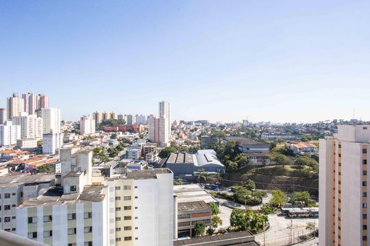 Varanda da Sala de apartamento à venda com 2 quartos, 52m² em Centro, Diadema