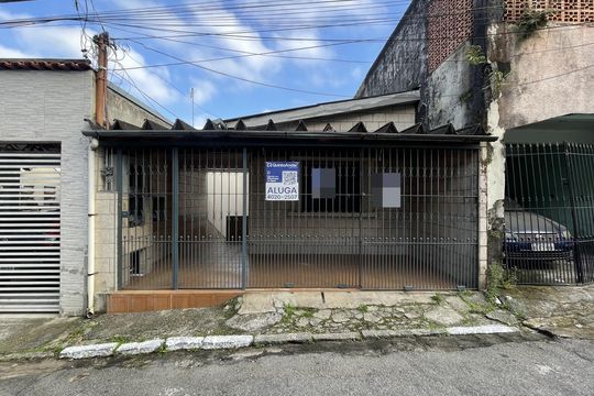 Fachada + Placa de casa para alugar com 1 quarto, 60m² em Vila Ré, São Paulo