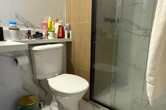 Banheiro de apartamento à venda com 2 quartos, 56m² em Vila Moraes, São Paulo