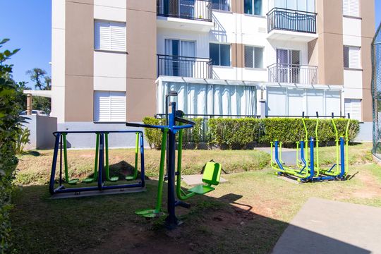 Área comum - Academia ao Ar Livre de apartamento para alugar com 2 quartos, 47m² em Vila Monte Serrat, Cotia