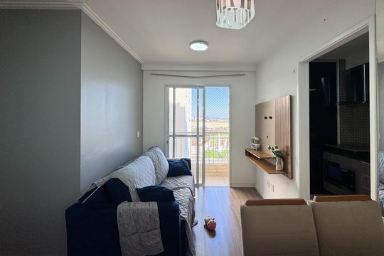 Sala de apartamento à venda com 2 quartos, 49m² em Jardim Silvina, São Bernardo do Campo