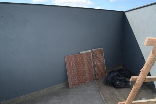 Varanda da suite 3 de casa à venda com 3 quartos, 100m² em Jardim Vitoria, Belo Horizonte