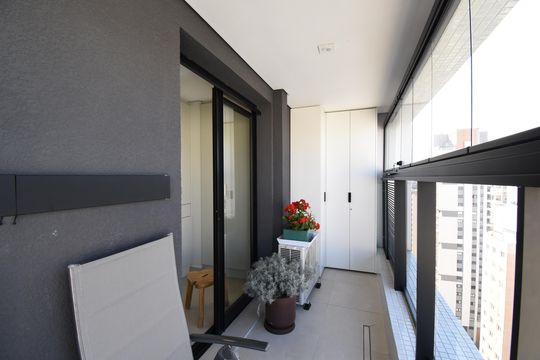 Área de Serviço de apartamento à venda com 4 quartos, 164m² em Cabral, Curitiba