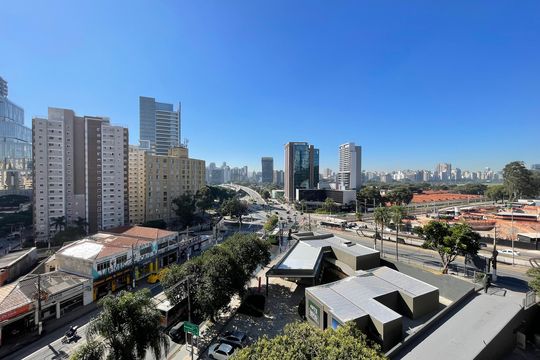 Varanda de kitnet/studio para alugar com 1 quarto, 25m² em Butantã, São Paulo