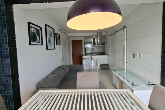 Sala de apartamento para alugar com 2 quartos, 55m² em Federação, Salvador