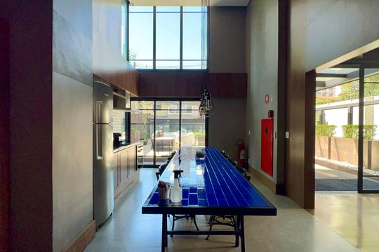 Área comum de apartamento à venda com 1 quarto, 70m² em Pinheiros, São Paulo