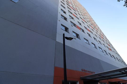 Fachada do bloco de apartamento à venda com 2 quartos, 35m² em Vila Inglesa, São Paulo