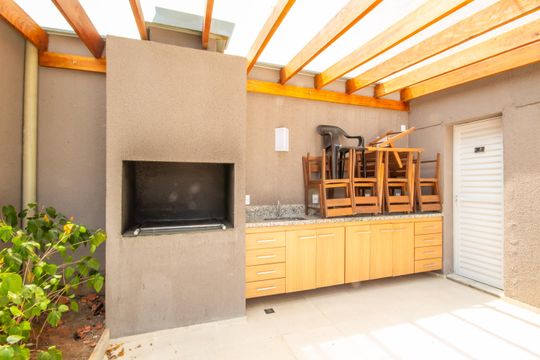 Área comum - Churrasqueira de apartamento à venda com 2 quartos, 41m² em Aliança, Osasco