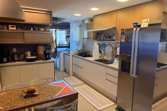 Cozinha de apartamento à venda com 4 quartos, 120m² em Recreio dos Bandeirantes, Rio de Janeiro