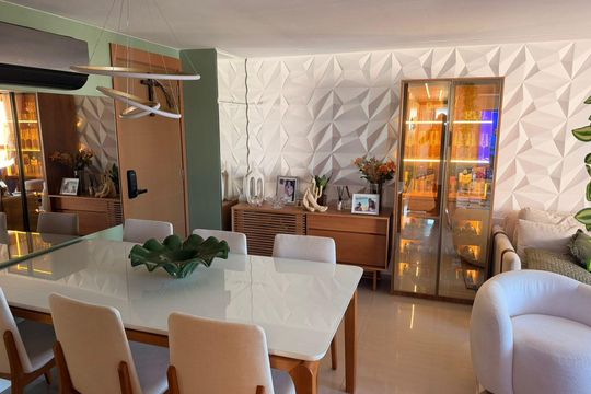 Sala de apartamento à venda com 4 quartos, 120m² em Recreio dos Bandeirantes, Rio de Janeiro