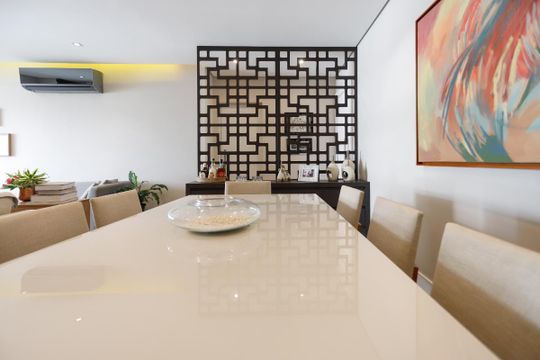 Sala de apartamento à venda com 3 quartos, 157m² em Vila Anastácio, São Paulo