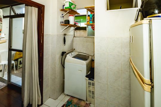 Área de serviço de apartamento à venda com 1 quarto, 55m² em Copacabana, Belo Horizonte