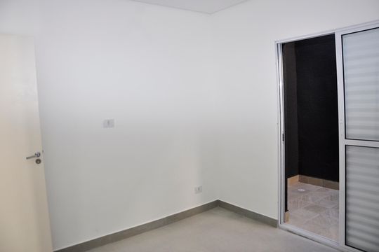 Detalhe - Quarto com Varanda de apartamento para alugar com 1 quarto, 25m² em Vila Zat, São Paulo