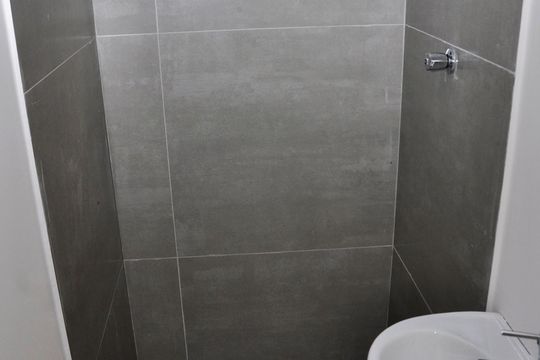 Detalhe - Banheiro Social de apartamento para alugar com 1 quarto, 27m² em Vila Zat, São Paulo